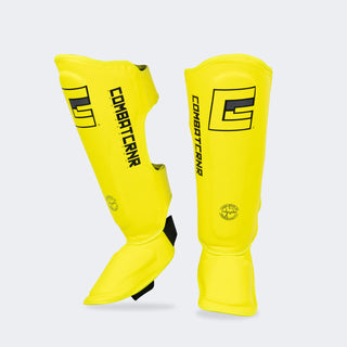 Combat CRNR HMIT Shin Guard - NEON