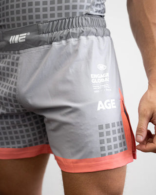 Engage Grid Tech Hybrid Shorts - Grey