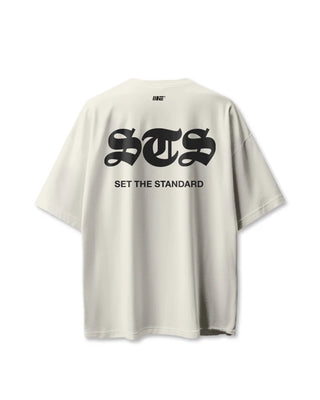 Engage Set The Standard "STS" Oversized Training Tee - Off White