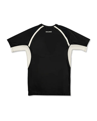 Engage INVICTA Short Sleeve Rashguard - Black