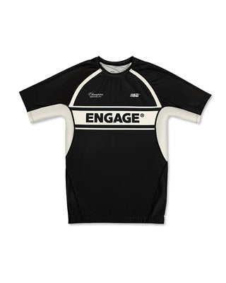 Engage INVICTA Short Sleeve Rashguard - Black
