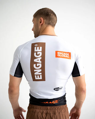 Engage Tundra Kurzarm-Rashguard – Weiß