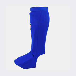 Combat CRNR Slip-On Shin Pad - Blau