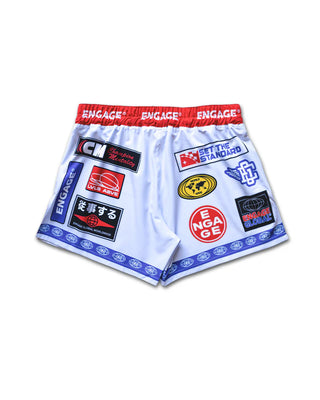 Engage Racer Hybrid Shorts - Weiß