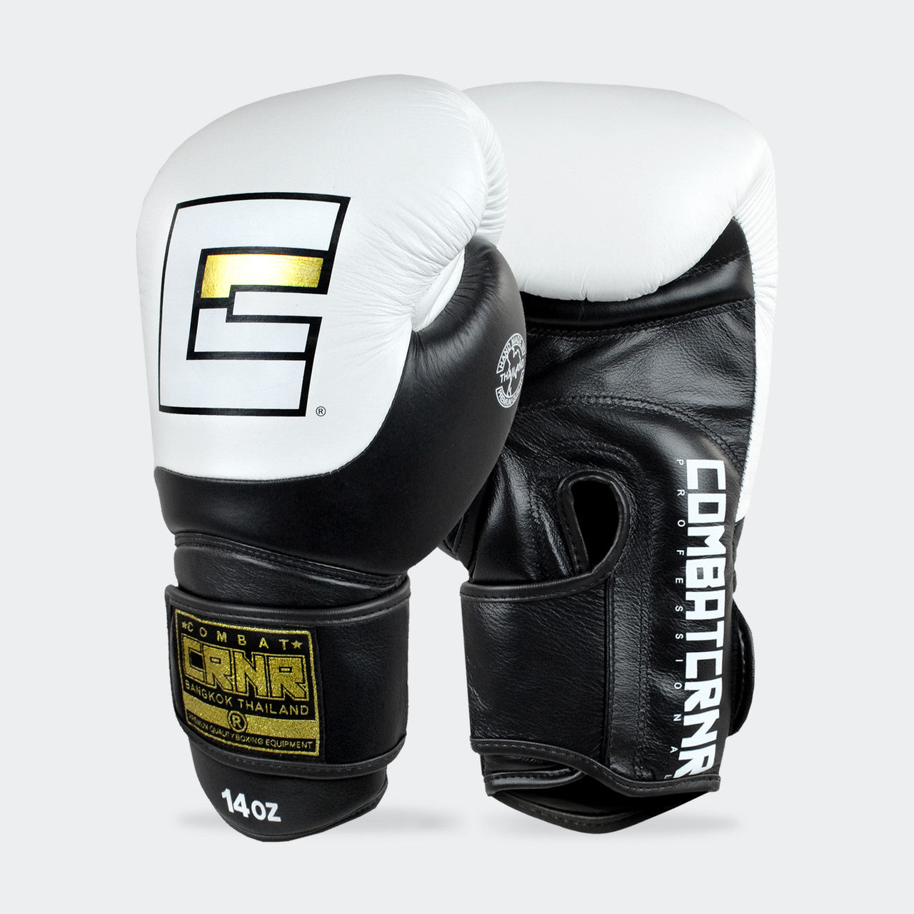 champions handschuhe Combat CRNR HMIT Champion Boxhandschuhe - Schwarz/Weiß